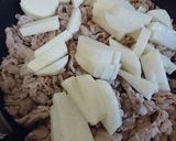 豚肉と長芋の味噌炒め作り方4写真