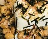 毎日の納豆●1/4絹ごし豆腐＆おかか海苔作り方2写真