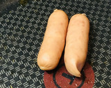 目玉焼き＆ソーセージのプレート作り方1写真