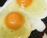 目玉焼き＆ソーセージのプレート作り方2写真