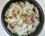 焼き豚と栗ごはん♪簡単炊飯器・甘栗で作り方14写真