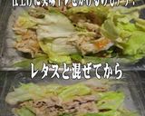 美味ドレ南蛮青じそポン酢で豚しゃぶサラダ作り方3写真