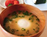 卵の味噌汁。作り方4写真