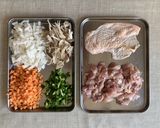 とろとろ卵とチーズののっけオムライス作り方1写真