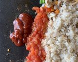 とろとろ卵とチーズののっけオムライス作り方5写真
