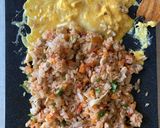 とろとろ卵とチーズののっけオムライス作り方7写真