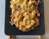 とろとろ卵とチーズののっけオムライス作り方8写真