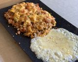 とろとろ卵とチーズののっけオムライス作り方9写真