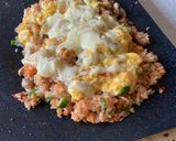 とろとろ卵とチーズののっけオムライス作り方10写真