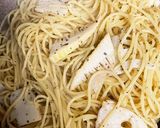 簡単美味しい☆旬の筍のペペロンチーノ作り方5写真