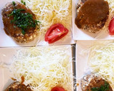 さばの味噌煮缶でふわふわ和風ハンバーグ作り方10写真