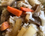 残りごはんで野菜たっぷり舞茸の混ぜご飯作り方11写真