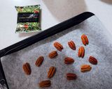 豆腐ステーキと照り焼きピーカンナッツ炒め作り方1写真