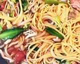【10分レシピ】ワンポット♡酢豚なパスタ作り方5写真