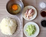 【簡単♪】ベーコンと生胡椒のチャーハン作り方1写真