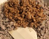 納豆入り肉みそあんかけ作り方3写真