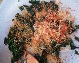 蕗の葉とわかめの油炒め作り方5写真