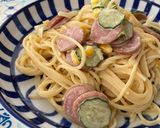 まろやか!カレーマヨの冷製パスタ作り方7写真
