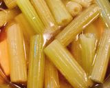 白だしで簡単！ふきと厚揚げの煮物作り方3写真
