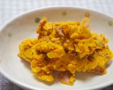 かぼちゃとハムのカレー粉マヨネーズ和え♪作り方6写真