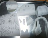 鬼滅の刃キャラ弁～☆作り方1写真