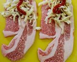 ☆豚肉のチーズはさみ焼き☆作り方1写真