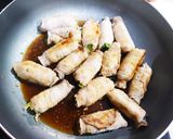 生姜風小松菜の豚ロース巻き！作り方4写真