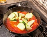 爽やかなトマトソースかけ牛丼のおうちご飯作り方3写真