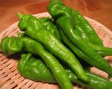 おじゃこと万願寺とうがらしの炒め煮。作り方1写真