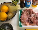 鶏肉の晩柑煮込み作り方1写真