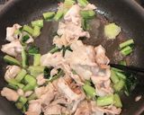 豚バラと野沢菜漬けの炒めもの作り方3写真