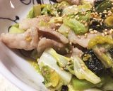 しめじとキャベツの肉炒め作り方6写真