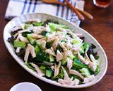 梅ドレッシングde鶏胸肉と胡瓜のサラダ作り方11写真