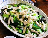 梅ドレッシングde鶏胸肉と胡瓜のサラダ作り方10写真