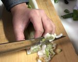 千寿ネギと冷凍卵黄のハンバーグ作り方2写真