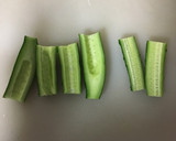 簡単！きゅうりと豚肉のカラフル炒め作り方1写真