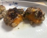 千寿ネギと冷凍卵黄のハンバーグ作り方14写真