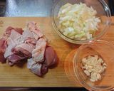 トマトとビールのチキンカレー作り方1写真