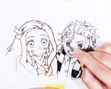 鬼滅の刃チョコプレートの作り方作り方3写真