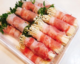 エノキと豆苗の豚肉巻き　甘辛ダレ作り方1写真
