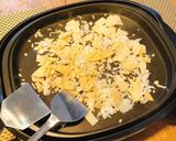おこげが美味しい新玉ねぎと筍の鉄板牛めし作り方4写真