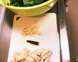 ほうれん草とささみのアリオーリオパスタ作り方1写真