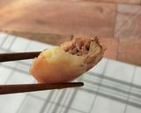 サバ味噌チーズ春巻き作り方4写真