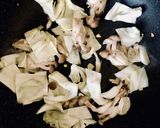 キャベツとしめじのクリームパスタ作り方4写真