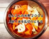 圧力鍋で作る手羽先とれんこんの味噌煮作り方1写真