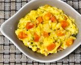 離乳食後期★鶏と野菜のミルクパン粥作り方7写真