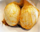 余った餃子のタレで！簡単味付け煮卵作り方3写真
