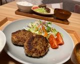 きな粉IN豆腐ハンバーグ作り方8写真