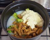 時短チキンとブロッコリーのマカロニチーズ作り方3写真
