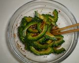 簡単! ゴーヤの中華風和え物作り方4写真